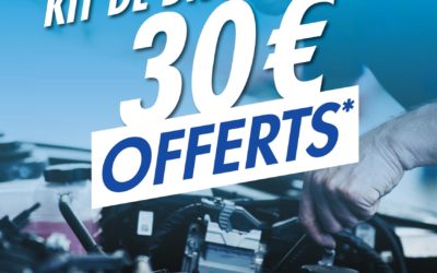 30€ offert sur un kit de distribution